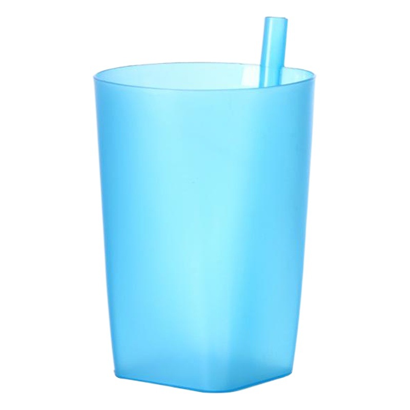 Simple Uncovered Plastic Integrated Suction Cup Summer Children Suction Cup Large Student Beverage Cup Suction Cup
