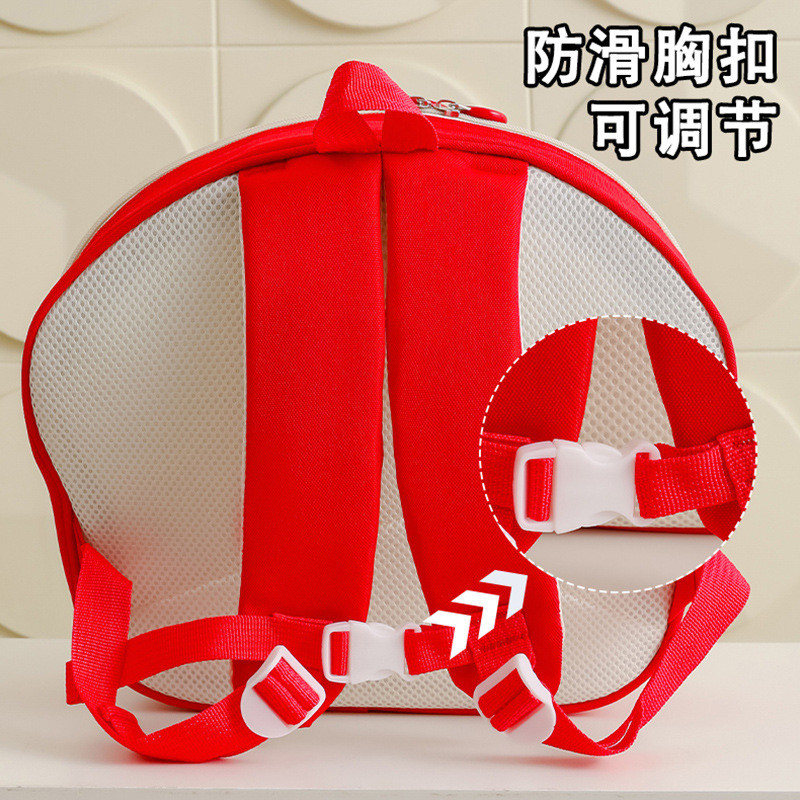 Cartoon hongos tridimensionales mochila infantil jardín de infantes mochila de niñas transpirable encantadora mochila de niñas de clase media