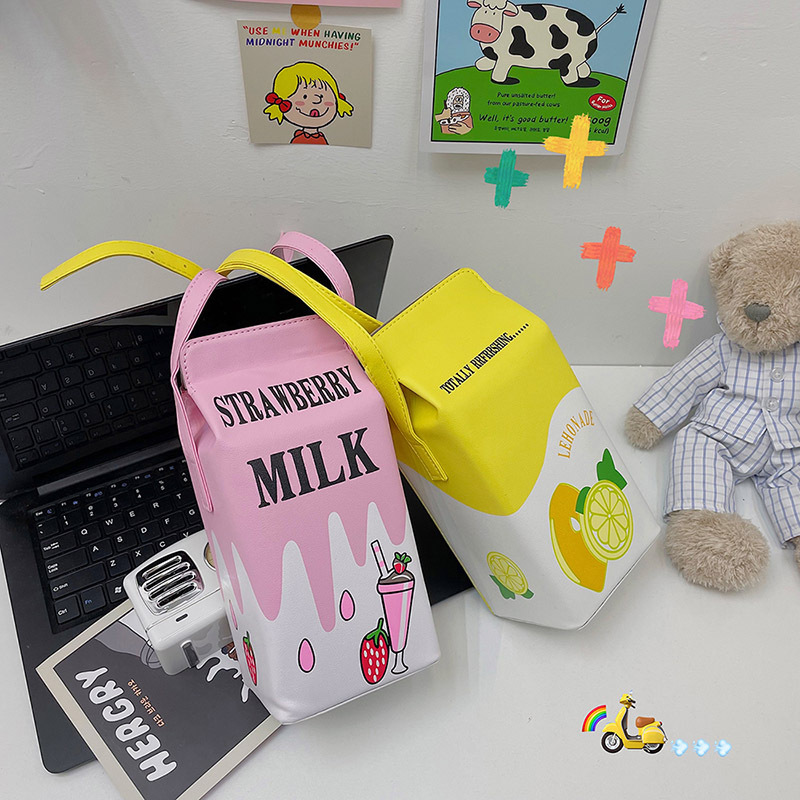 Small Pu Leather Fruit Square Buckle Crossbody Bag display picture 51