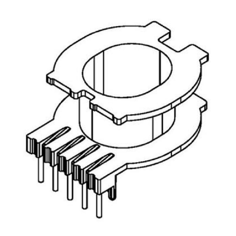 ATQ28高频变压器骨架快充骨架ATQ28变压器骨架立式5+0骨架