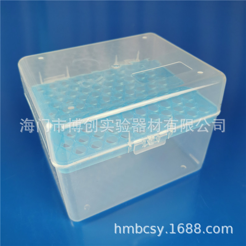 1000ul/1ml 100孔连盖仿进 口吸头盒枪头TIP头盒 可装axygen吸头