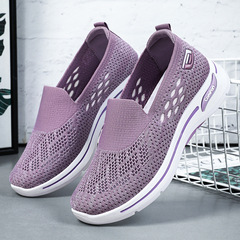 Mom's shoes 2024 spring and autumn new mesh shoes for women old Beijing cloth shoes middle-aged and elderly walking shoes women's casual shoes