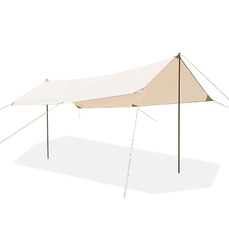 Outdoor Hexagonal Butterfly-shaped Canopy Tent Camping Barbecue Portable Leisure Multi-person Rain Shelter Beach Sunshade