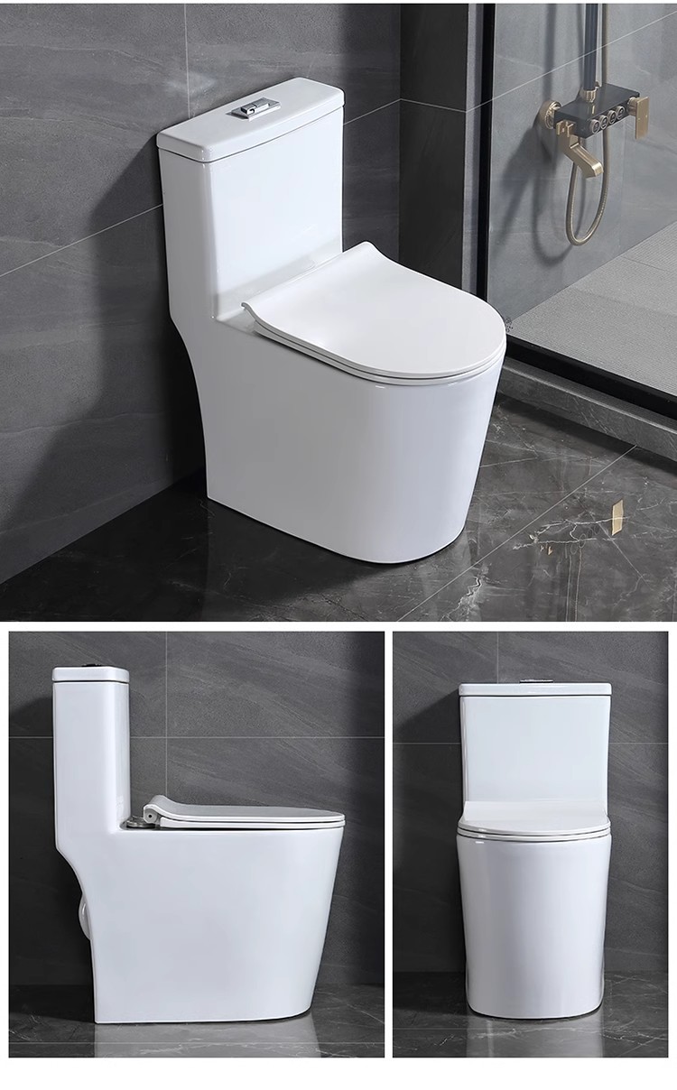Super vortex siphon type large-diameter anti-odor and anti-splash silent hotel apartment project wholesale toilet undefined