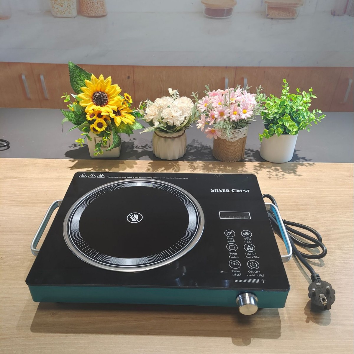 exportación de comercio exterior toque de botón único horno electromagnético doméstico de alta potencia horno caliente dormitorio horno de cerámica eléctrica infrarroja transfronteriza