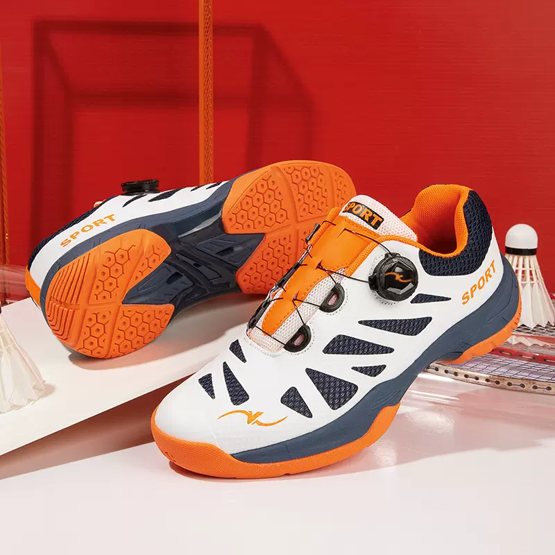 男女款羽毛球鞋透气网球鞋专业成人平底防滑排球鞋乒乓球