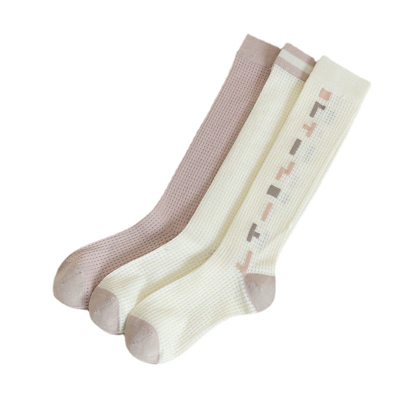Плавный сезон breathable белые летние knee socks