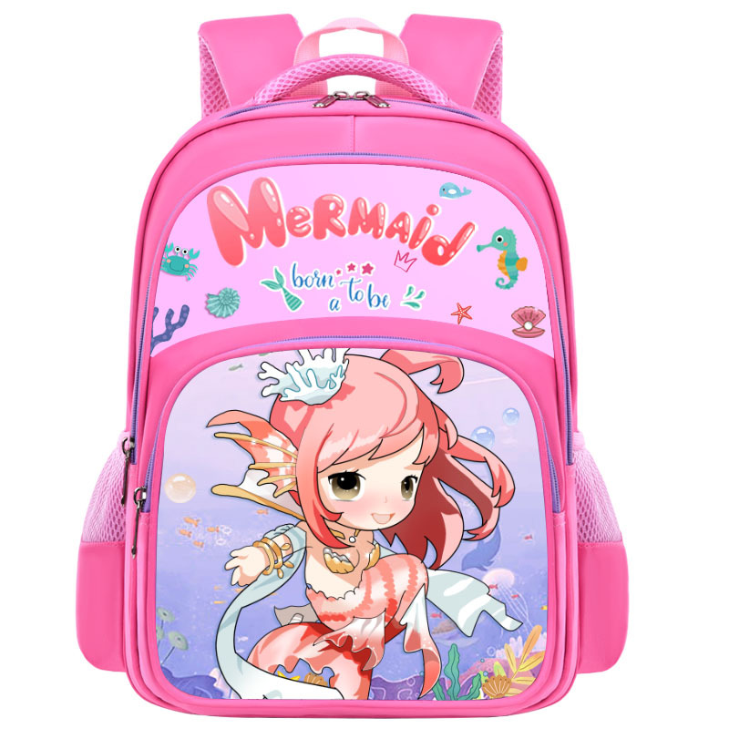 Mochila para niños y niñas, mochila de hombro de gran capacidad para 1 - 2 - 3 - 6 grados, diseño de reducción de carga impermeable