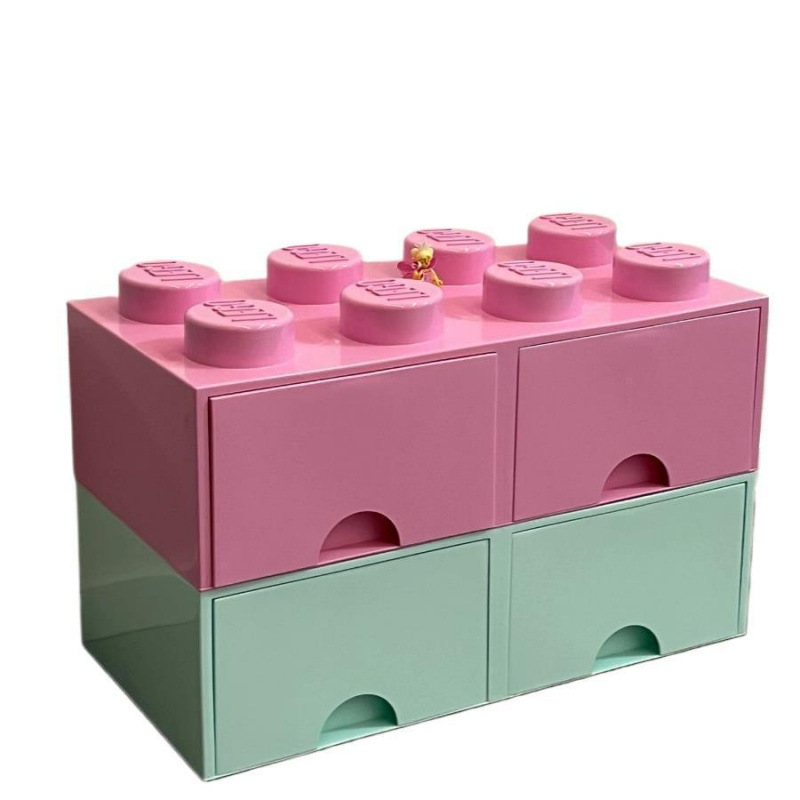 Caja de almacenamiento de bloques de dopamina con alto valor facial lindo dormitorio para mujeres