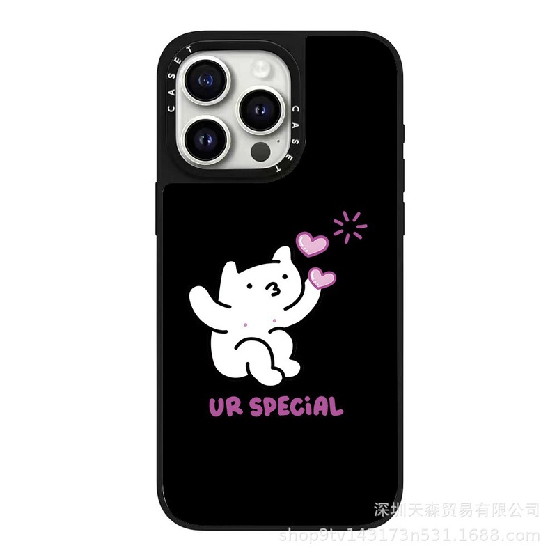CASET联名以爱之名适用苹果iPhone16ProMax手机壳15pro潮牌13镜面|undefined