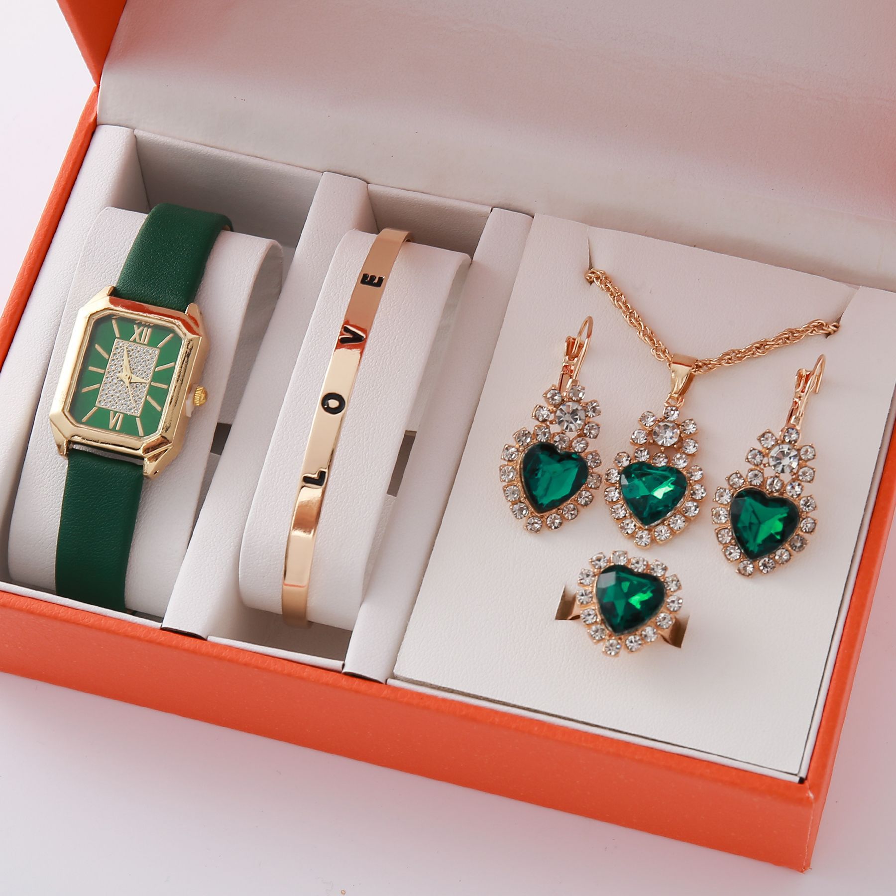 Cross-Border Foreign Trade Women's Watch Calendar Quartz Watch Amazon Aliexpress Women's Business Sports Gift Watch Luminous Watch