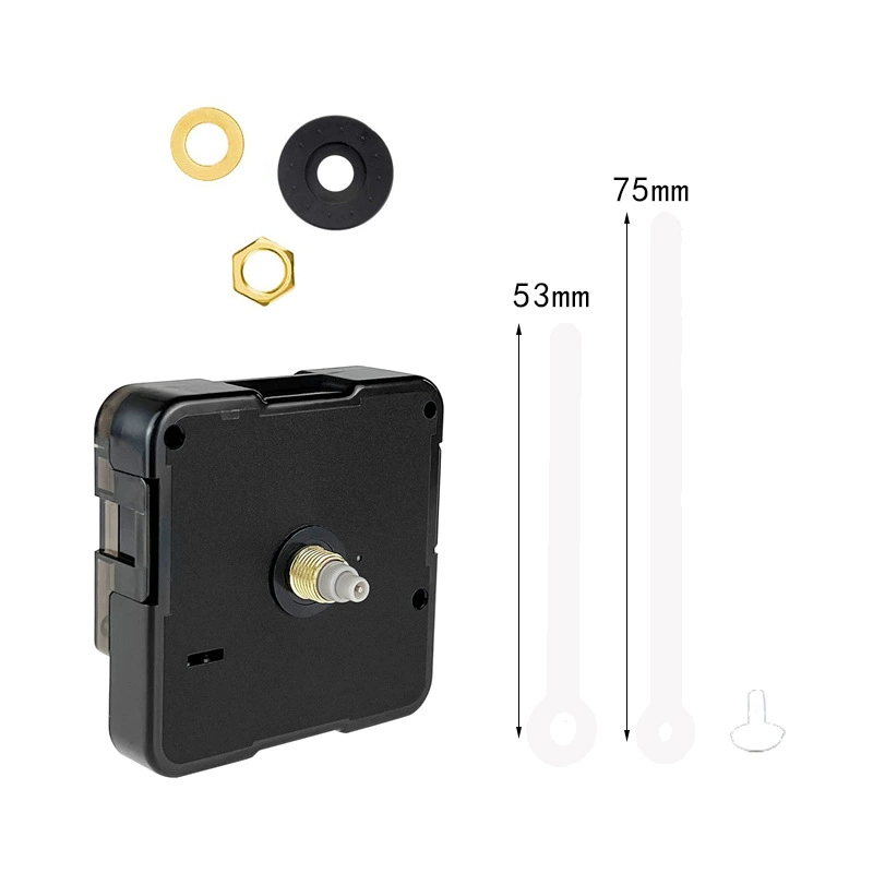 Children's science and education clock movement jumping second quartz clock movement DIY puzzle clock movement creative hanging clock movement