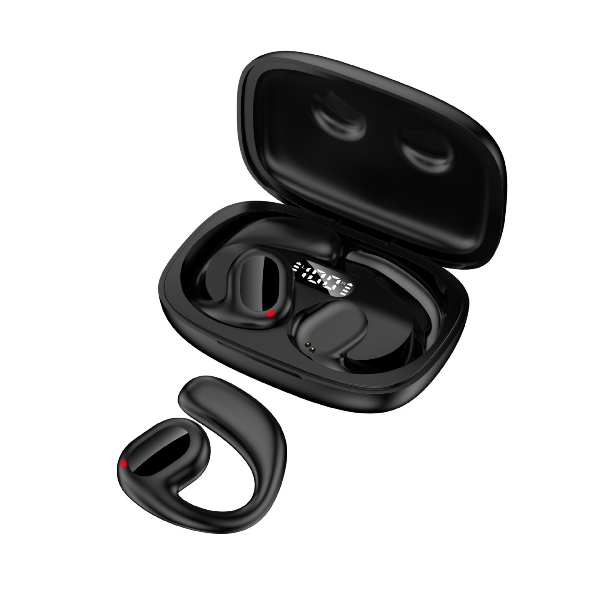 Explosiones transfronterizas d20 auriculares Bluetooth sin dolor en el oído, gran capacidad de batería de larga duración auriculares Bluetooth