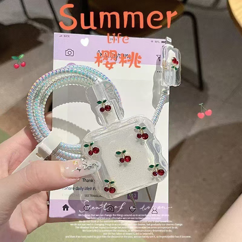 数据线保护套20w适用苹果15充电器iPhone14 13promax女12快充11壳|undefined