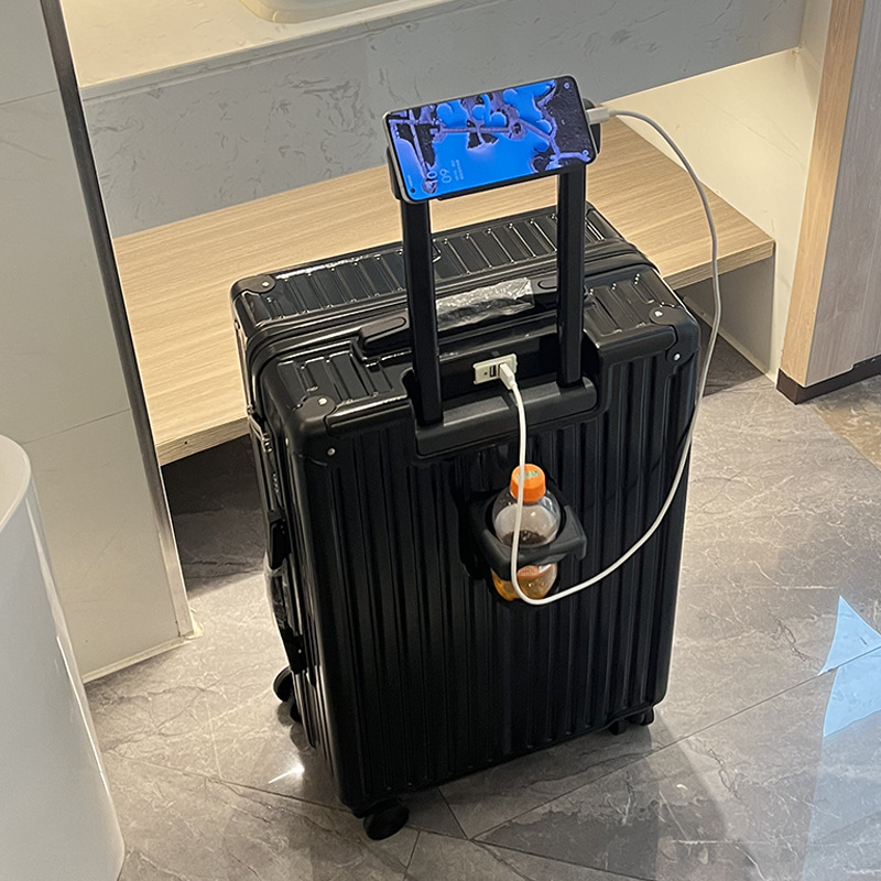 [Fábrica de selección estricta] maleta de tracción con cremallera de 20 pulgadas maleta de viaje de 24 pulgadas estudiantes