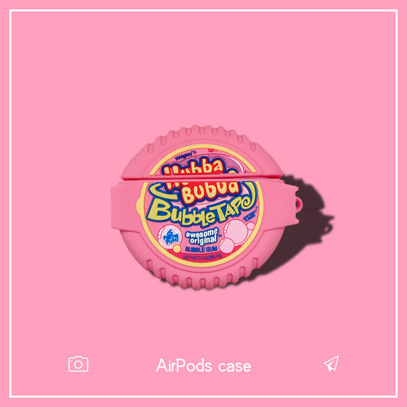 Creative Bubble Gum Protective Case for AirPods Pro 3Rd Generation, 4Th Generation, Pro 2Nd Generation, Apple Bluetooth Earphones Soft Case