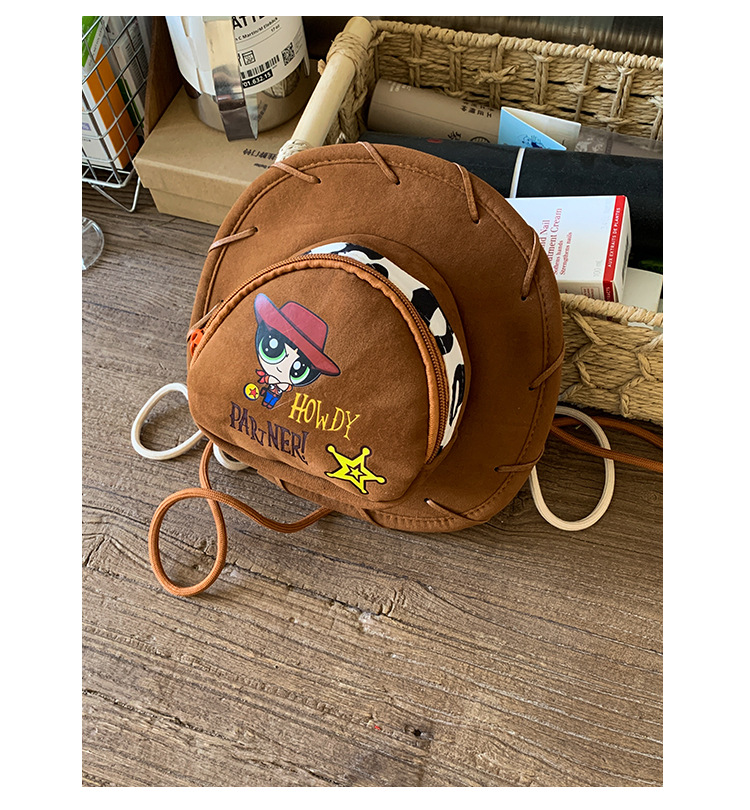 Cute Ins-style 2025 summer new denim hat crossbody bag with cartoon design, fun and personalized single-shoulder phone case undefined
