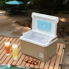 アイスキューブ用断熱ボックス、アウトドアキャンプ用アイスキューブ保管バケツ、冷蔵庫、ミニサマーアイスドリンク、ポータブルカー