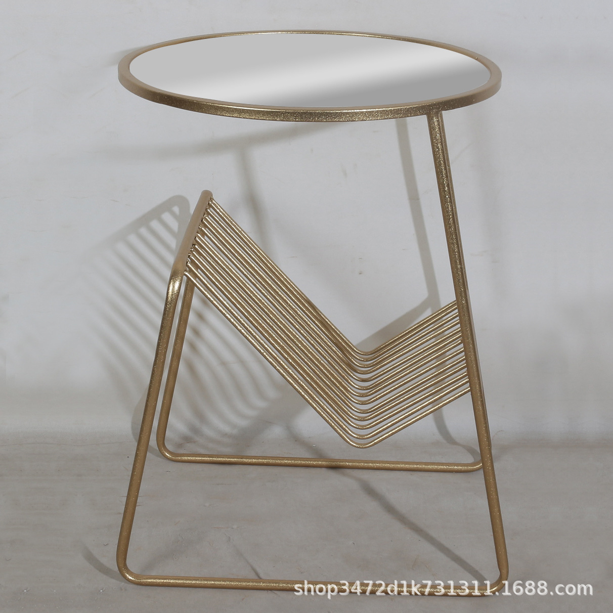 客廳沙發(fā)玻璃邊桌邊幾小圓桌咖啡桌花盆架 玄關(guān)明鏡邊幾角桌