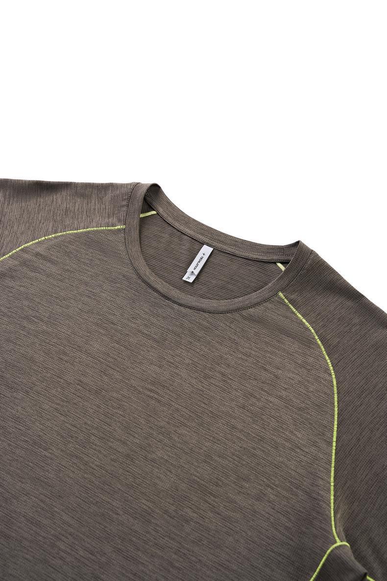 Inflation Color-Block 100g Long-Sleeve Tee