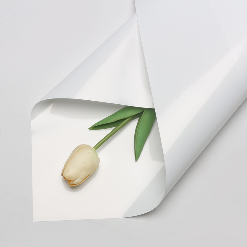 Estilo coreano primer amor color sólido papel ouya mañana niebla mate impermeable papel mate ramo de flores translúcidas papel de embalaje al por mayor