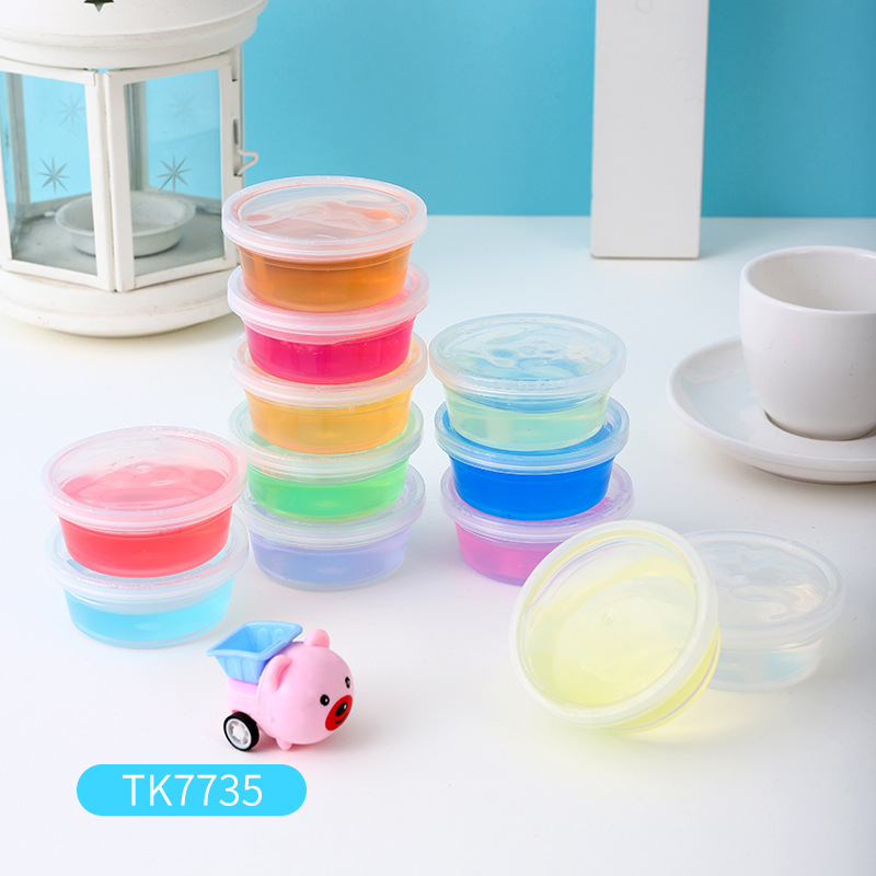 6-color colorido diversión burbuja traje de barro de arcilla de color arcilla hecha a mano juguetes de inteligencia para niños al por mayor