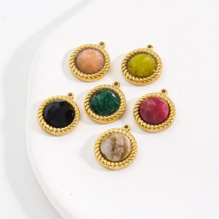 12*12mm�A�Ηl�y��ʯ�Ƕ�䓵��� �t����14k��ɫdiy�Ʒ���