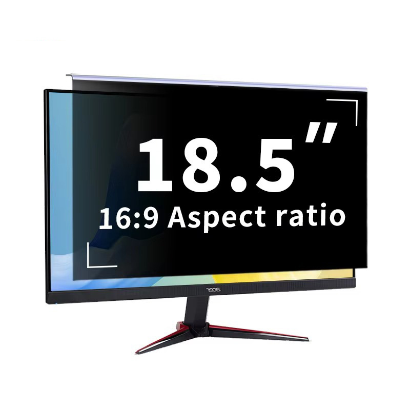 18.5inch Display Screen Privacy Protection Film Removable Computer Screen Protector Acrylic Privacy Screen