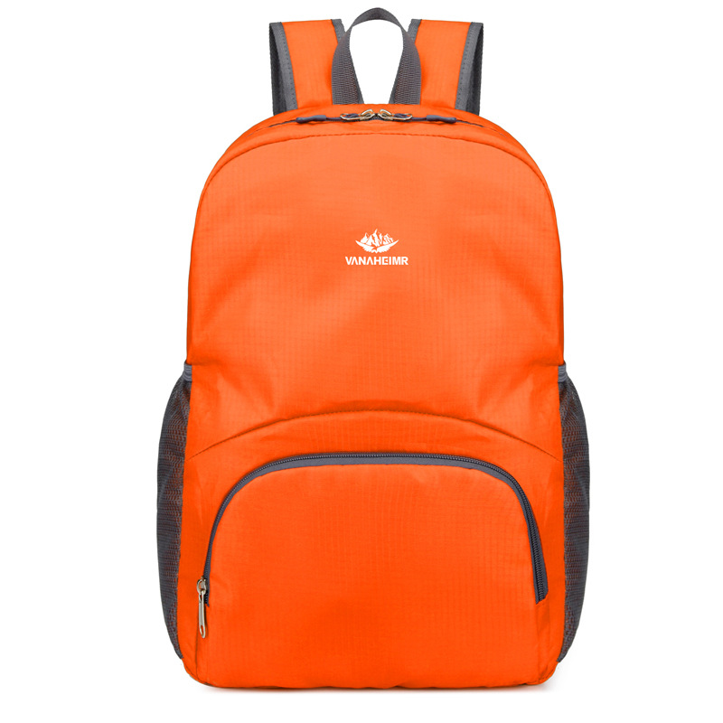 Mochila deportiva al aire libre nueva mochila multifuncional ligera de gran capacidad para imprimir logo moda simple bolsa plegable