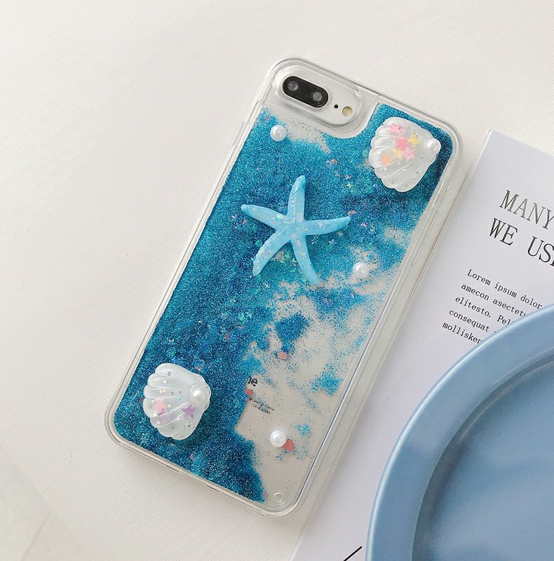 70g Weight iPhone Applicable Brands Phone Cases Classification Silica Gel Material Mermaid Pattern Cartoon Style Style Pink, Purple, Blue Color Cartoon Style Mermaid Silica Gel Phone Cases 2