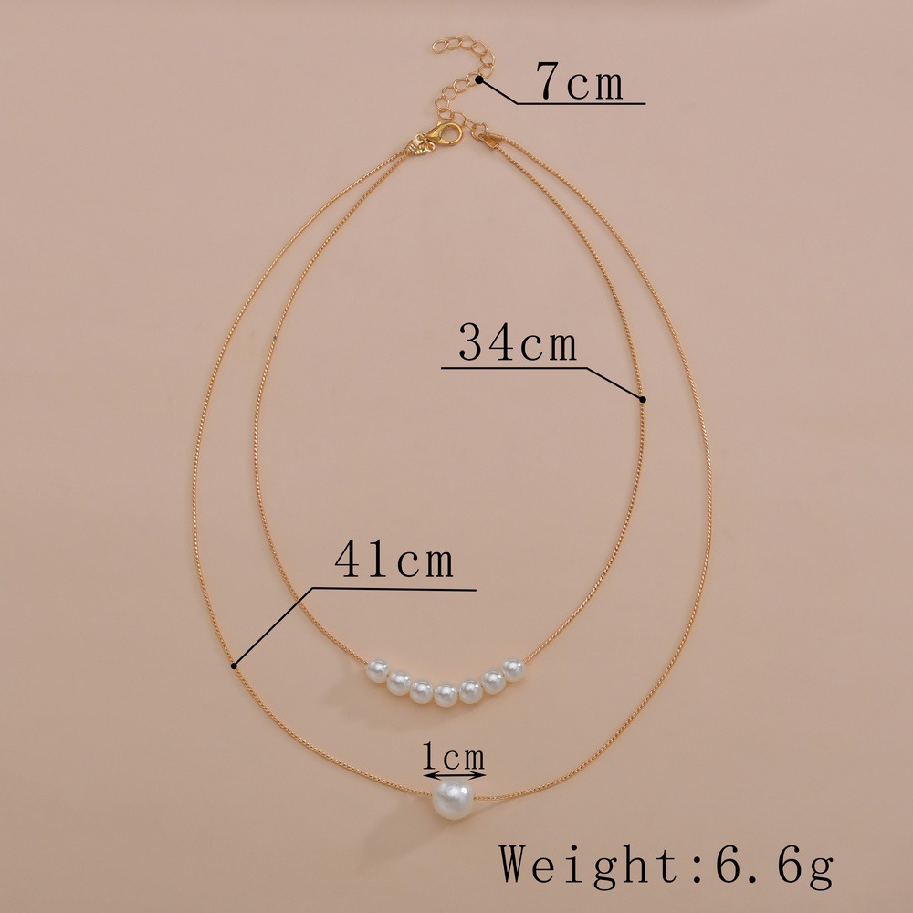 Fashionable elegant golden chain for key bag pearl