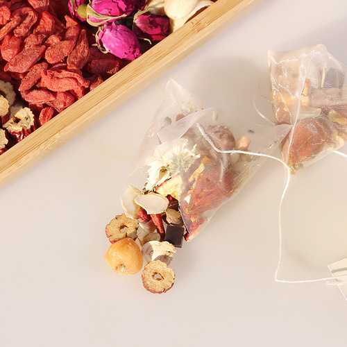 Qiao Yun Tang Eighteen-flavored Goddess Tea 240g/box, Triangle Tea Pack, Longan, Red Date, Goji Berry, Eel Collagen, Ginseng for Women