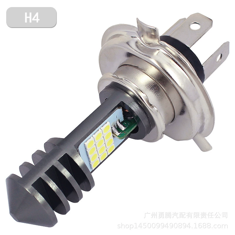 Электрическая автомобильная лампа H4 H6 PX15D 3030 24LED аккумуляторная фара для автомобиля мотоцикла мощный свет встроенный свет для съемки