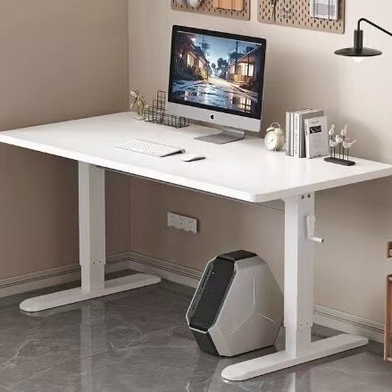 Computer desk for desktop use in bedroom, home, student study desk, simple adult office desk, rectangular work table Computer desk for desktop use in bedroom, home, student study desk, simple adult office desk, rectangular work table