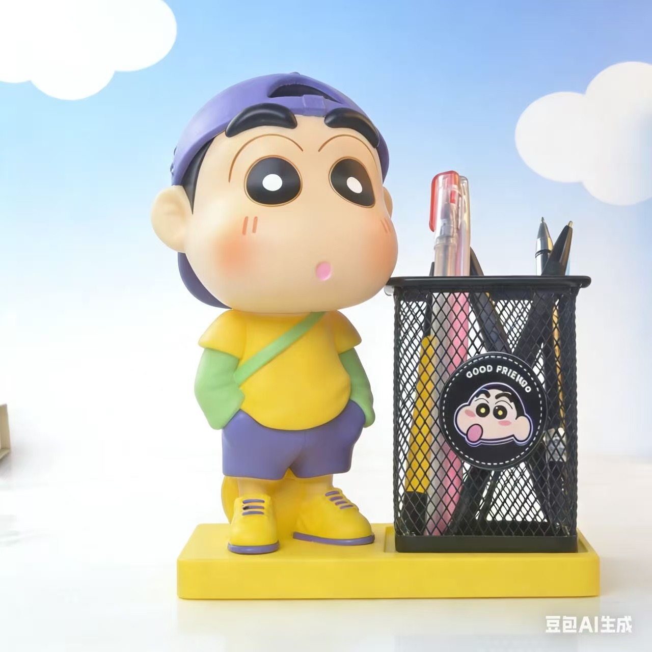 Regalo del Día DE LOS NIÑOS Q versión Naruto artesanía de resina decoración vórtice Naruto pluma titular Kakashi papelería