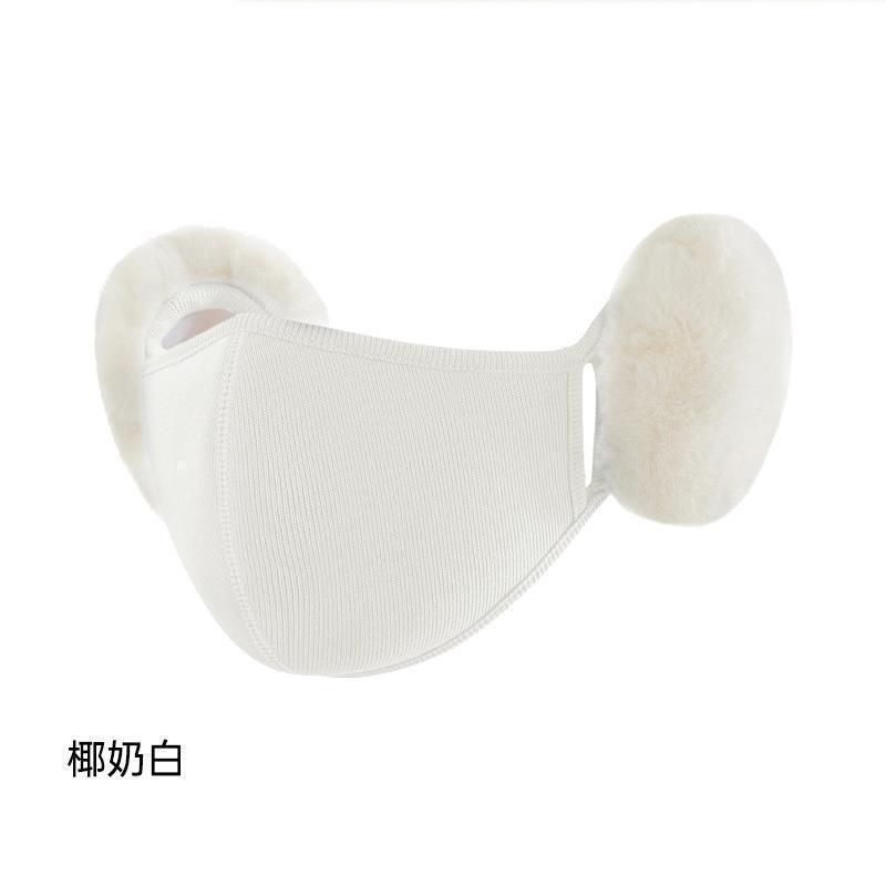雲の保温マスクの女性の冬の立体のぬいぐるみの純綿のかわいい耳の小さい顔の通気性の防風の防寒の耳カバーの男|undefined
