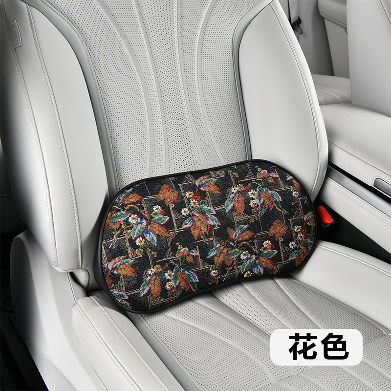 Ethnic Style Car Lumbar Support Thin Lumbar Cushion Office Seat Cushion Lumbar Pillow Waist Support Car Lumbar Cushion