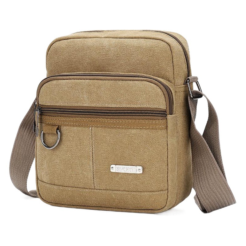 New Men's Handbag Multi-purpose Shoulder Bag Casual Canvas Men's Bag Crossbody Bag Unisex Couple Canvas Bag