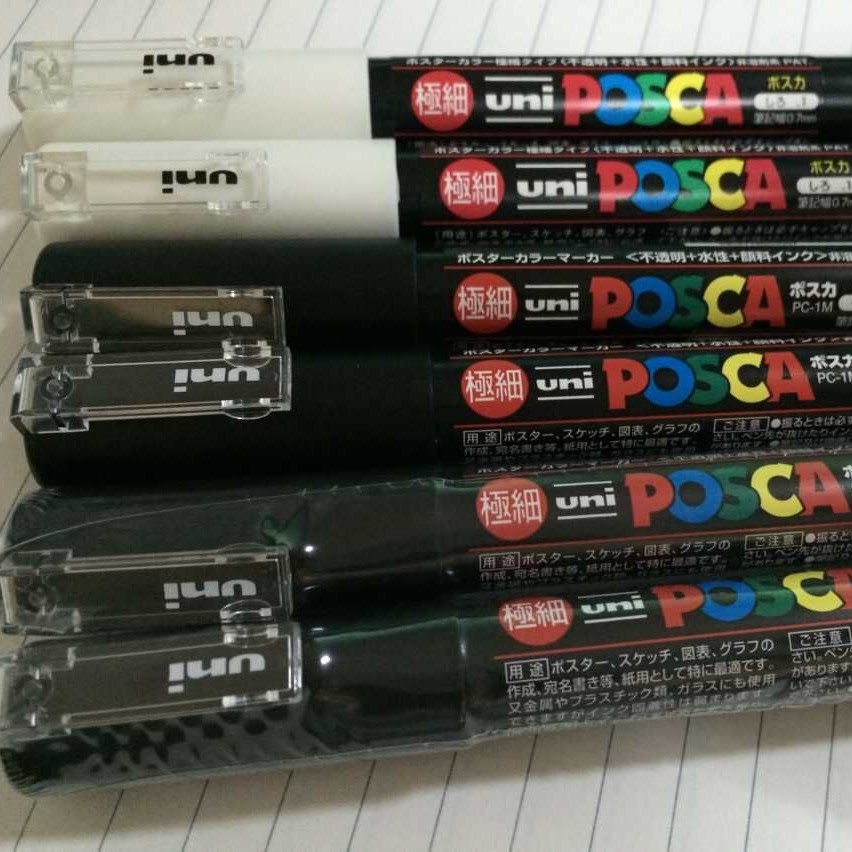 PC-1M水性广告笔 POSCA广告笔三菱水性油漆笔