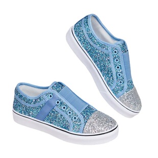 Foreign Trade Independent Station Large Size Single Shoes Women's 2021 Autumn European and American New Casual Sequin Stitching Foot Flat Women's Shoes