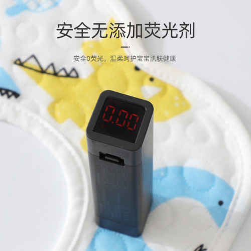 Baby products 360-degree cotton baby bibs newborn children's enlarged bibs wash gauze waterproof saliva towel