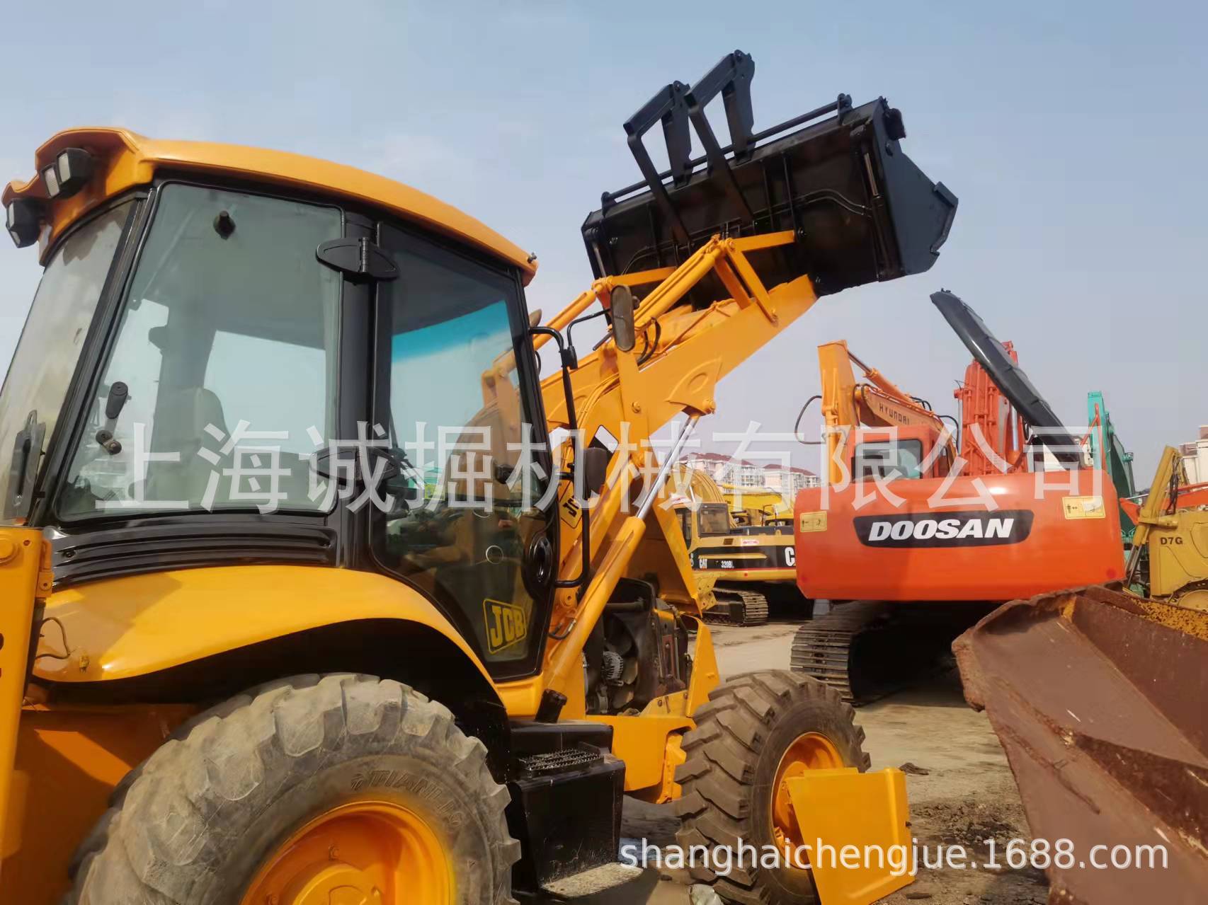 两头忙 出售二手JCB杰西博3CX 4CX反铲挖掘机现货