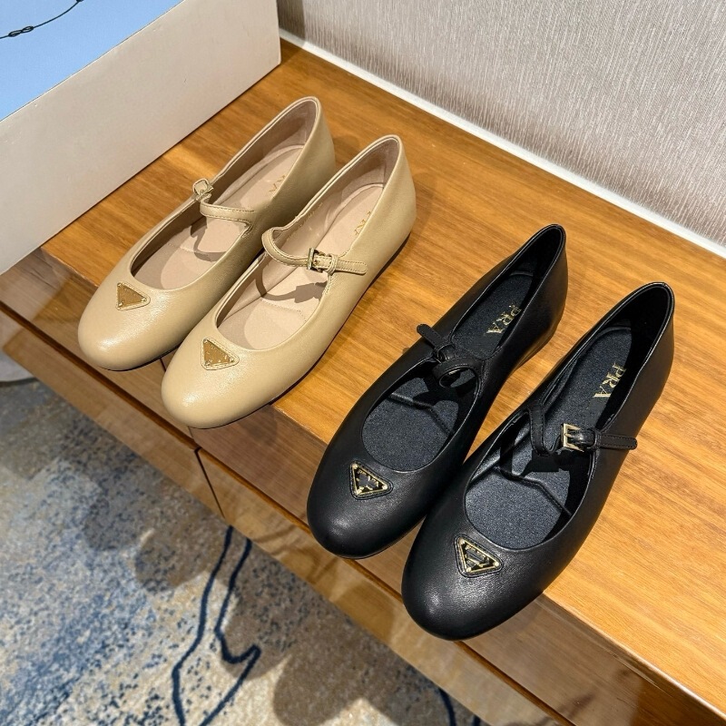 2025春秋新款英伦风芭蕾舞鞋女潮流时尚浅口百搭单鞋平底玛丽珍鞋|undefined