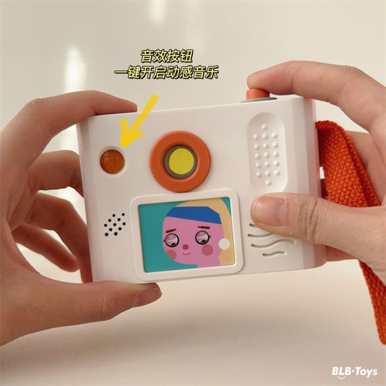 Cross-border children's Enlightenment camera sound and light color teaching color cognitive shutter sound baby early education educational toys
