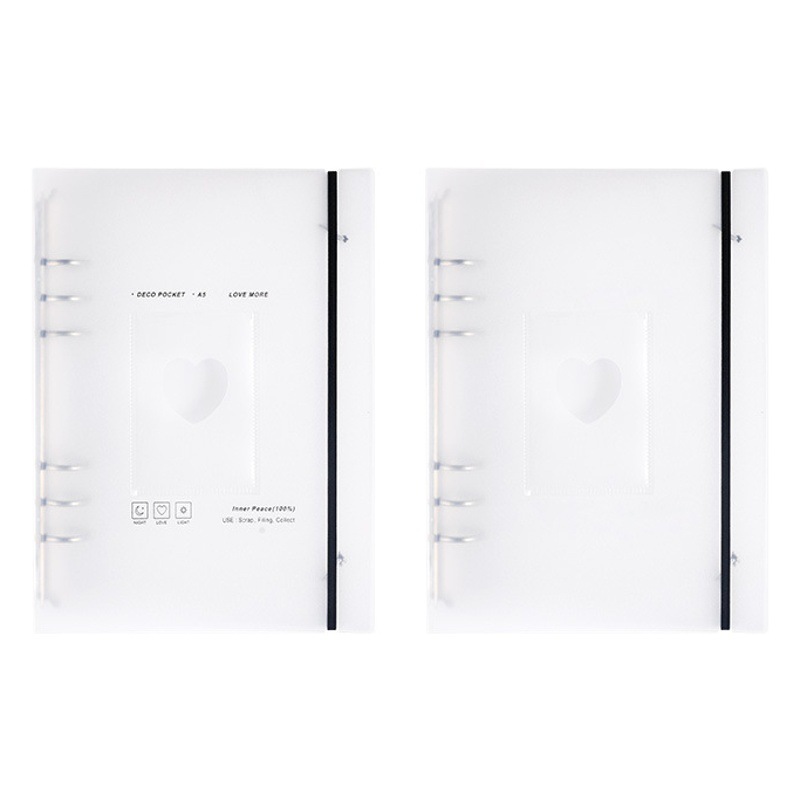 INS estilo Star-Chasing aidou pequeño libro de tarjetas Polaroid cuatro-rejilla transparente etiqueta de la página interior libro de almacenamiento de libros Álbum Libro