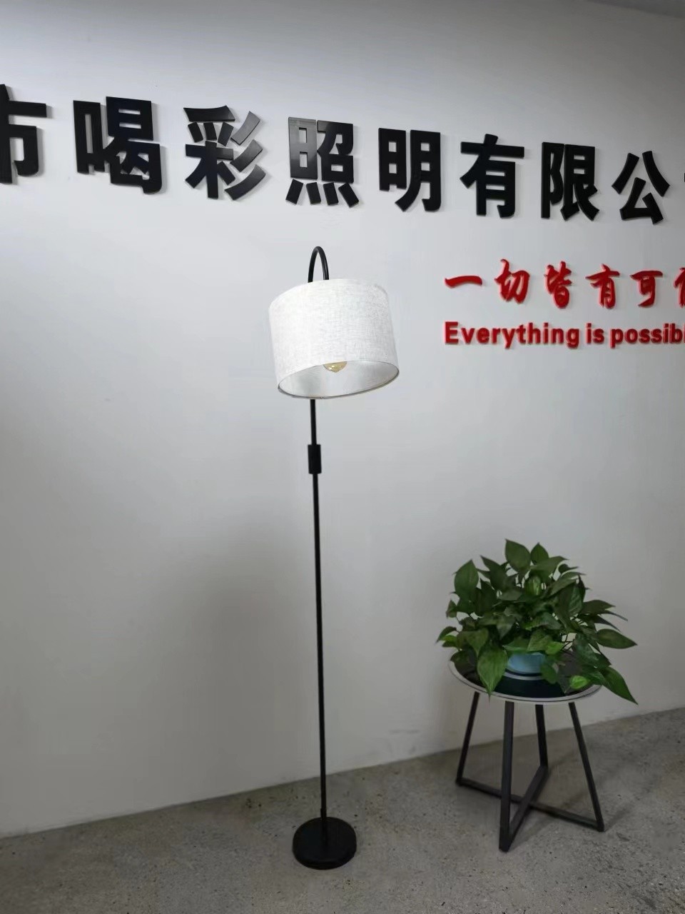 Detachable floor lamp, three-color adjustable, rotatable