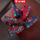 Autumn 2025 Children's Luminous Shoes Boys and Girls Running Shoes Baby Flash Shoes LE D Light sneaker Mesh