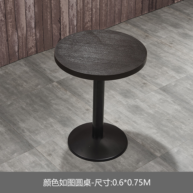 無垢材レストランテーブル商業引き出しスナックラーメンレストランカフェミルクティーショップ小さなラウンド正方形テーブル|undefined