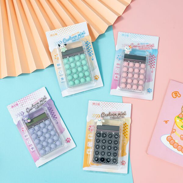 Calculator creative cute cartoon transparent student office cultural…