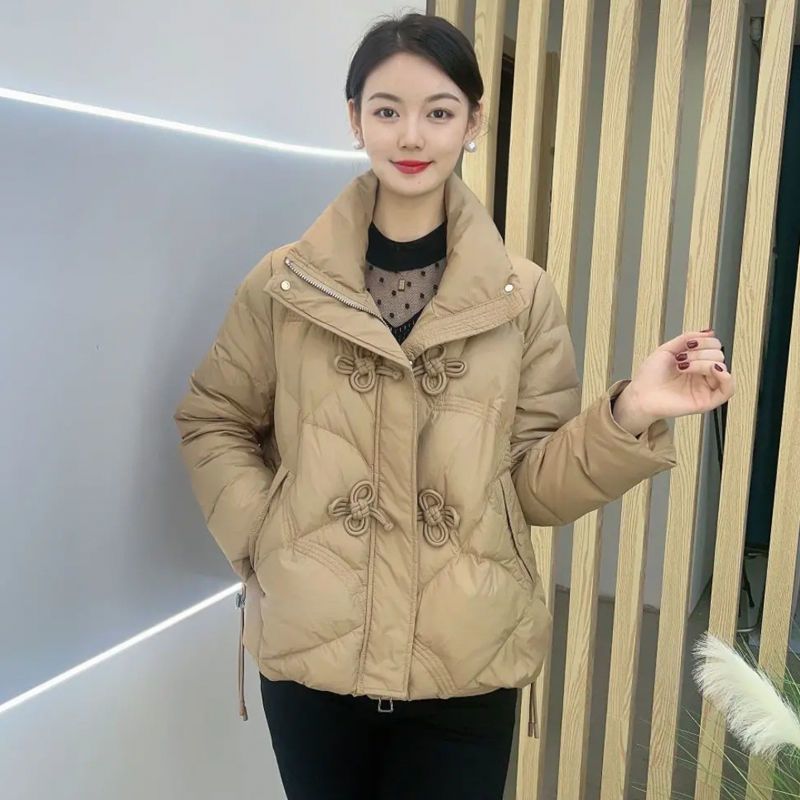 Winter fashionable velvet down jacket